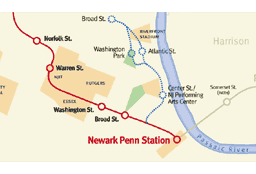Newark City Subway Map